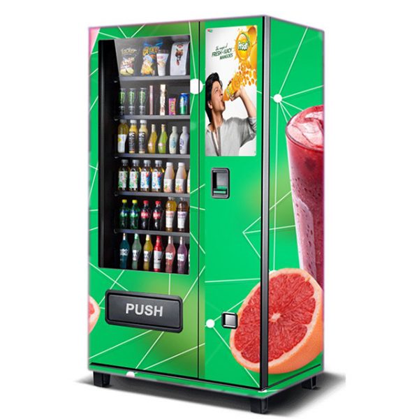 Cold drink and snack touch screen advertising vending machine (2)