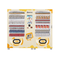 24-hour combo snack and drink vending machine with double cabinet