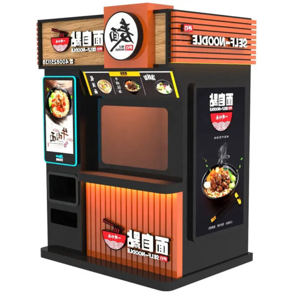 32-inch touchscreen hot food vending machine for instant noodles