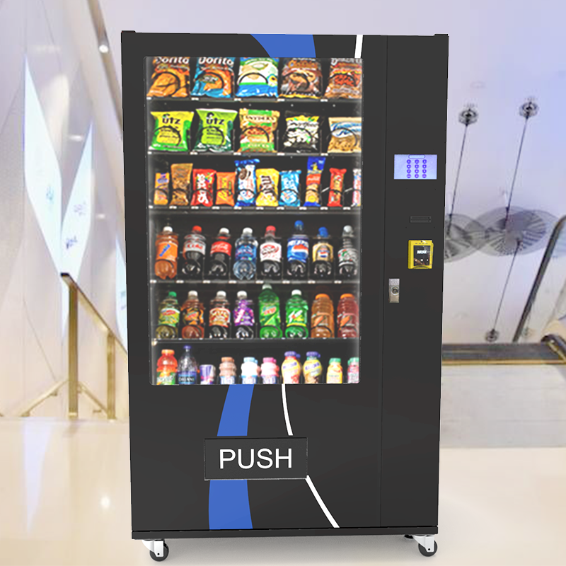 German-standard outdoor vending machine for snacks and drinks