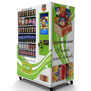  LED light drinks combo vending machine for beer, Coca-Cola, and beverages