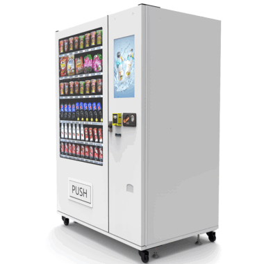  LED light drinks combo vending machine for beer, Coca-Cola, and beverages