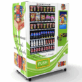 LED light drinks combo vending machine for beer, Coca-Cola, and beverages
