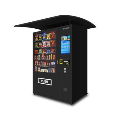  Outdoor combo vending machine with rain shelter and factory OEM support