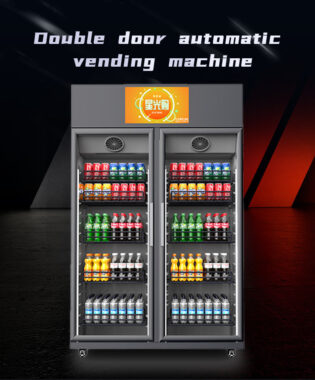  Outdoor self-service combo snack and drink vending machine for 24/7 use