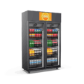 Outdoor self-service combo snack and drink vending machine for 24/7 use