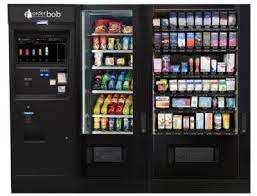 Outdoor self-service combo snack and drink vending machine for 24/7 use