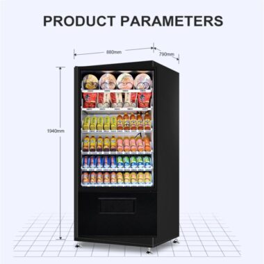 TCN large combo coffee, snack, and beverage vending machine for business