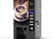 Coffee vending machine for espresso and cappuccino