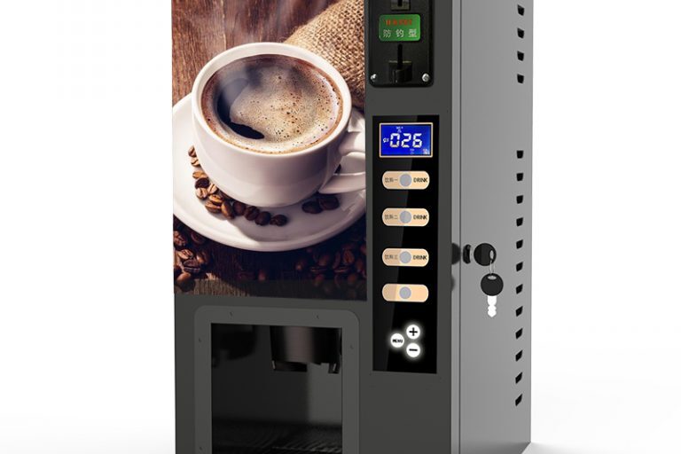 Coffee vending machine for espresso and cappuccino