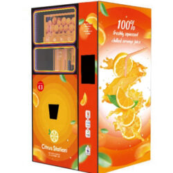 Drink vending machine for soda, juice, and water
