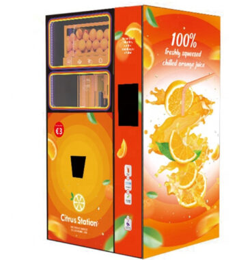 Drink vending machine for soda, juice, and water